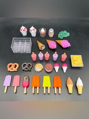 Our Generation (AG) Sweet Stop Ice Cream Truck Food Sweets Accessories 29 Pc Lot